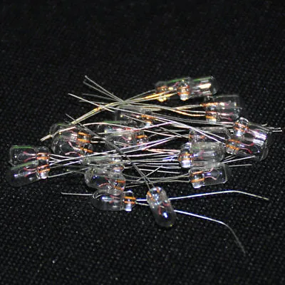 20pcs Miniature 4mm 6V Lamp Bulb Bombilla Incandescent Edison Antique 4mm Light • $4.41