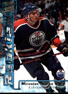 1995-96 Fleer Ultra #355 Miroslav Satan RC EDMONTON OILERS ROOKIE • $1.89