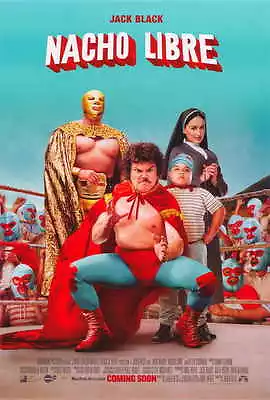 NACHO LIBRE Movie POSTER 27x40 B Jack Black Efren Ramirez Troy Gentile Carla • $17.98