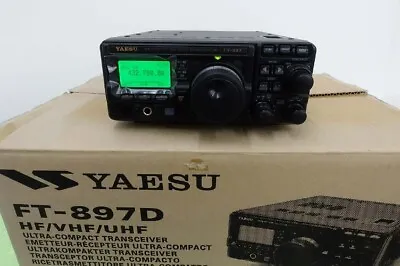 YAESU FT-897D HF To 430MHz All Mode 100W Transceiver Working Confirmed Used • $866.99