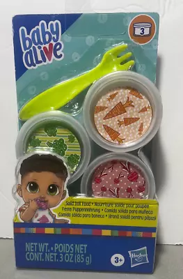 Hasbro Baby Alive Solid Doll Food Refill Pack New In Package With Fork • $7