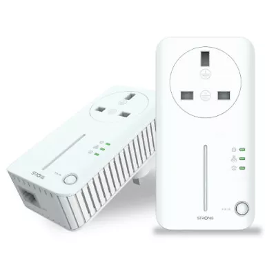 Strong Powerline 600 Kit Homeplug AV V2 - Passthrough Dual • £26.98