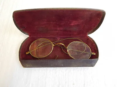 Vintage Wire Rim Glasses.  Belonged To My Grandfather. • $19.99