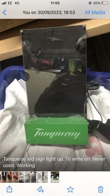 £15 • Buy Tanqueray Gin A5 Illuminated Board