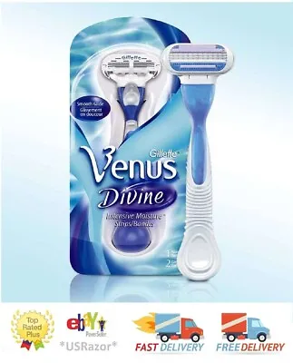 Gillette Venus Divine Razor Blades 2 Refill Cartridges Shaver Made USA Fit Swirl • $18.99