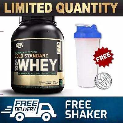 Optimum Nutrition 100% Natural Whey || Gold Standard Protein 5lb Wpi Wpc ! • $132.95