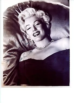 Reproduction 8x10 Photo Actress Marylin Monroe    Pre Printed Signature • $12.99