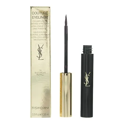 Yves St Laurent Couture Liquid Eyeliner #14 Sulfurous Purple 2.95ml • £22.99