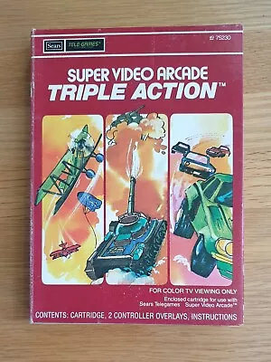 Intellivision Triple Action CIB (Rare Sears/Telegames Branded) • £19.95