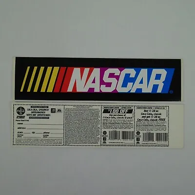 Vintage 1999 NASCAR Collector Bumper Sticker Decal • $5.99