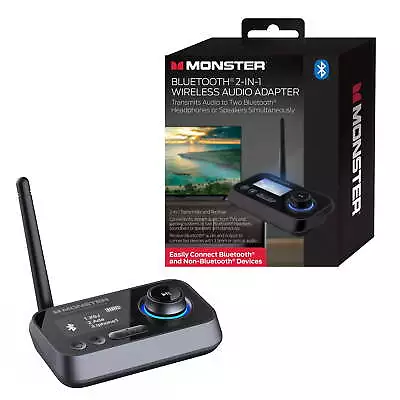 Q2 In 1 Bluetooth Wireless Audio Adapter Transmitter Receiver • $28.39