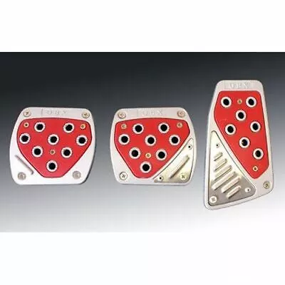 OBX Red High Intensity Racing Manual Pedal Covers • $25.99