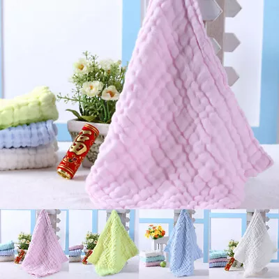 Soft Cotton Baby Infant Newborn Bathing Towel Washcloth Feeding Wipe Cloth 61 • $22.30