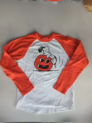 Hanna Andersson Long Sleeve T- Shirt Size 140 Snoopy Peanuts Halloween • $20