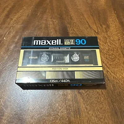 MAXELL UDXL II   90 Cassette Tape Sealed • $14.95