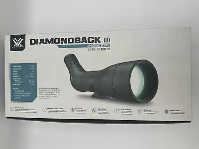 Vortex Optics Diamondback HD Angled Spotting Scope 20-60x85 (DS-85A) • $479