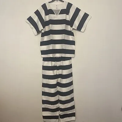 Authentic Uniform Jail Inmate Prison Stripes 2XL - 2 Pc. Set Made In USA - TCI • $99.99