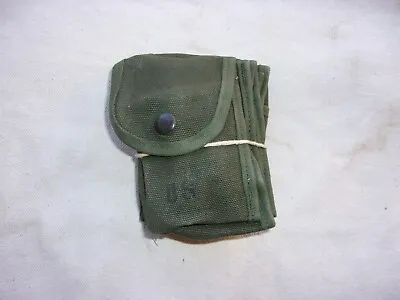 US GI M1956/61 1st Aid/Compass Pouches--1967 Date--Unused Bundle Of 5 • $44.95