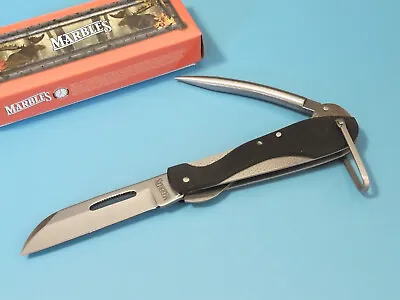 Marbles MR384 MARLIN SPIKE Black G10 Riggers Linerlock Pocket Knife 4  Closed • $12.98