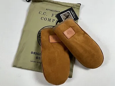Filson Workshop Shearling Mittens Saddle Brown Nwt Sold Out • $285