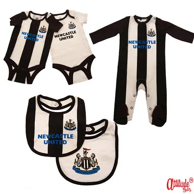 £17.99 • Buy Newcastle United Baby Grows-Baby Bibs-Baby Sleepsuits-Official-Newcastle Baby