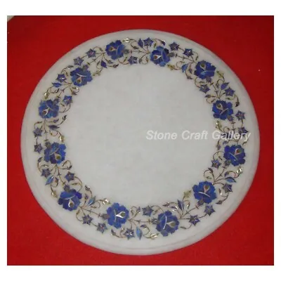 15  Marble Table Top Handmade Floral Handicraft Inlay Home Decor • $370.95