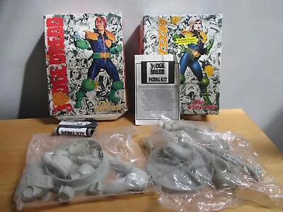 2 Halcyon Judge Dredd & Judge Anderson Model Kits 1993 *Heavy Box Wear* • $19.99