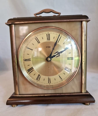 £19.75 • Buy Pre-Owned Metamec Carriage/Mantle Clock, Large With Marble Style Effect