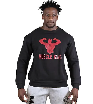 Mens Bodybuilding Clothing Sweatshirts Training Top Warm Up Jumpers Gym Wear New • £11.99