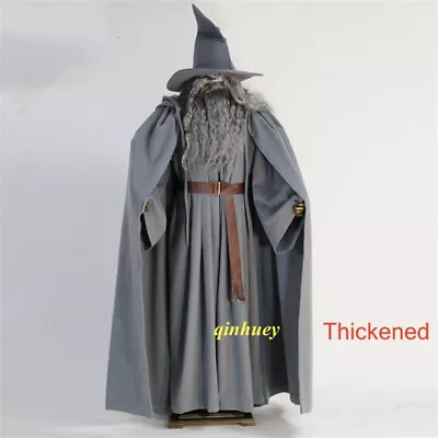 The Hobbit Lord Of The Rings Gandalf Wizard Costume Outfit Halloween Fancy Dress • £190