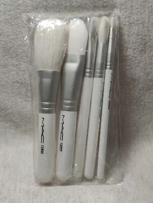 MAC Keepsakes 5 Piece TRAVEL SIZE Brush Set (Goat Hair) Holiday 2014 NIP  (READ) • $45.99