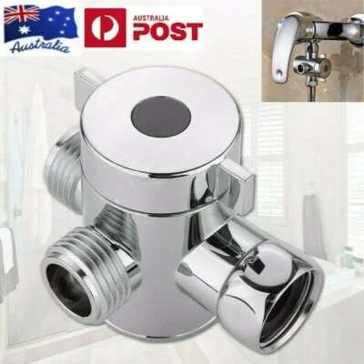 $22.32 • Buy 1/2 In Three Way T-adapter Valve For Toilet Bidet Shower Head Diverter Valve