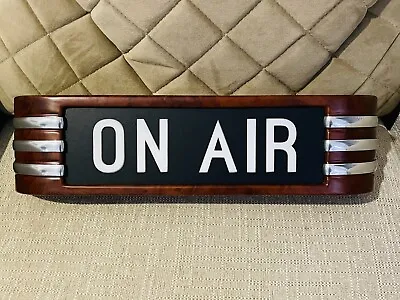 ON AIR Recording Light Up Sign Old Vintage 14 Art Deco REPRODUCTION • $88.97