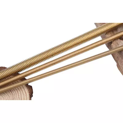 £3.11 • Buy Solid Brass Fully Threaded Rods M2 M2.5 M3 M4 M5 M6 M8 M10 M12 M14 M16 M18 M20