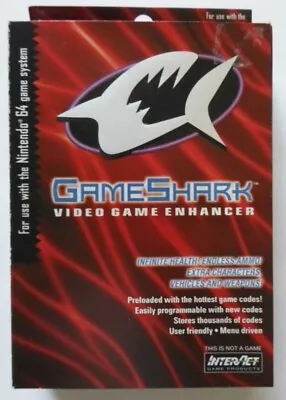 GAMESHARK Video Game Enhancer NES 64 Empty Box InterAct Plus Manual • $4.99