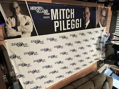 Mitch Pileggi Of The X-Files TV Rare Heroes And Villains FanFest Banner Promo • $49.99