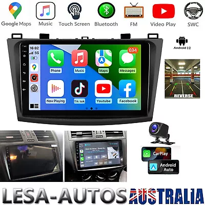 For Mazda 3 2010-2013 Android 12 9  Car Stereo Radio Head Unit GPS Apple Carplay • $208.99