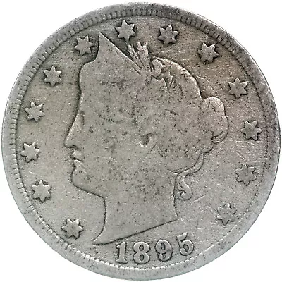 1895 (P) Liberty V Nickel Good GD • $9.36