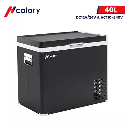$255.99 • Buy Hcalory 40L Portable 12/24V Cooler Fridge For Car Boat Caravan Camping -20℃-20℃