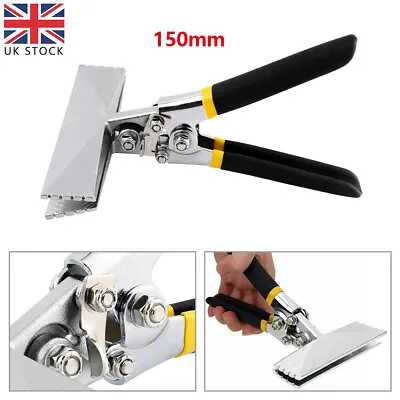 Sheet Metal Bending Plier Seamer Former Forming Pliers Crimping Tool 150mm UK • £19.59