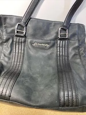 B. Makowsky Black Leather Handbag Purse • $7