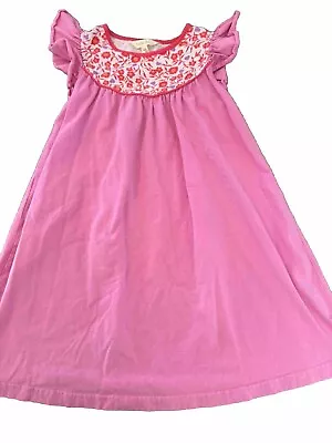 Shift Day Dress Flutter Sleeve Floral Love Always Pearl Pink A-line Matilda Jane • $15