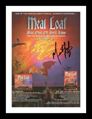 Meat Loaf Autographed Signed & Framed Photo Print • £19.99