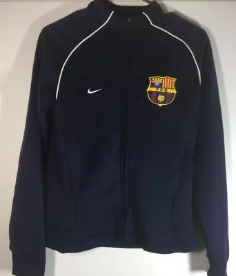 NIKE FC Barcelona Barca Arizona Track Full Zip Jacket Women's Size S Small NICE • $24.88