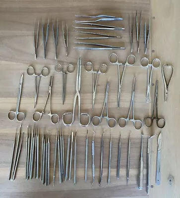 Lot Of 52 Vintage DENTAL TOOLS Instruments Equipment - Mixed Lot • $69.99