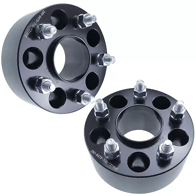 2x 2.50  Hubcentric 5x4.75 Wheel Spacers Adapters 70.5mm Fits Chevy GMC Pontiac • $78.95