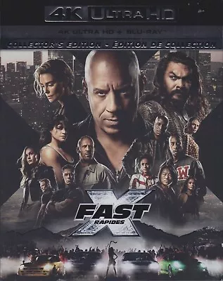 FAST X COLLECTOR EDITION 4K ULTRA HD & BLURAY SET With Vin Diesel & Jason Momoa • $3.63