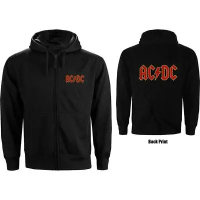 Official Licensed - Ac/dc - Logo Hooded Sweatshirt Hoodie Metal Rock Angus • £43.99