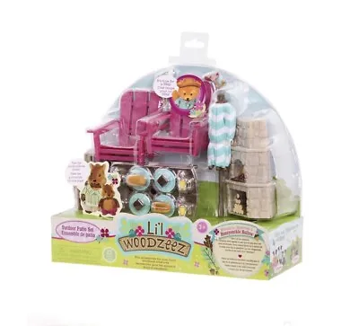 Li'l Woodzeez Patio Set & Outdoor Fireplace Playset Furniture & Accessories New • $9.60