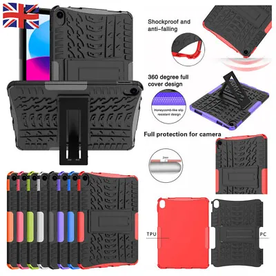 For IPad 5th 6th 7th 8th 9th 10th Gen Heavy Duty Case Armor Stand Rugged Cover • £9.95